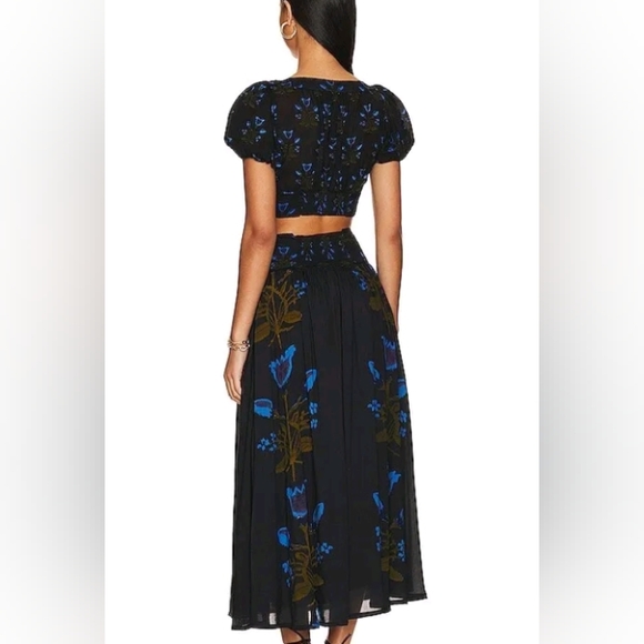 🦠NWOT Free People Sage Green Summer Skirt Set - Picture 3 of 7